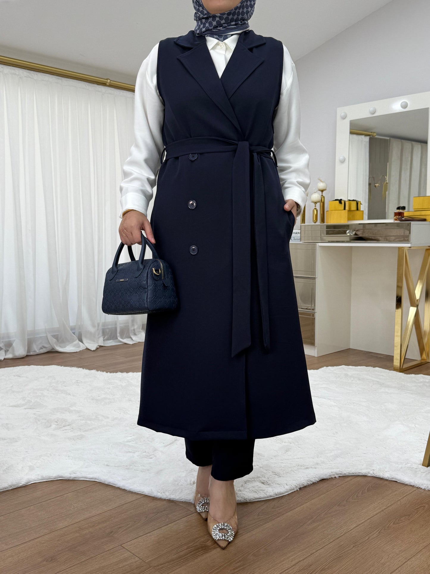 Yelekli blazer Takım